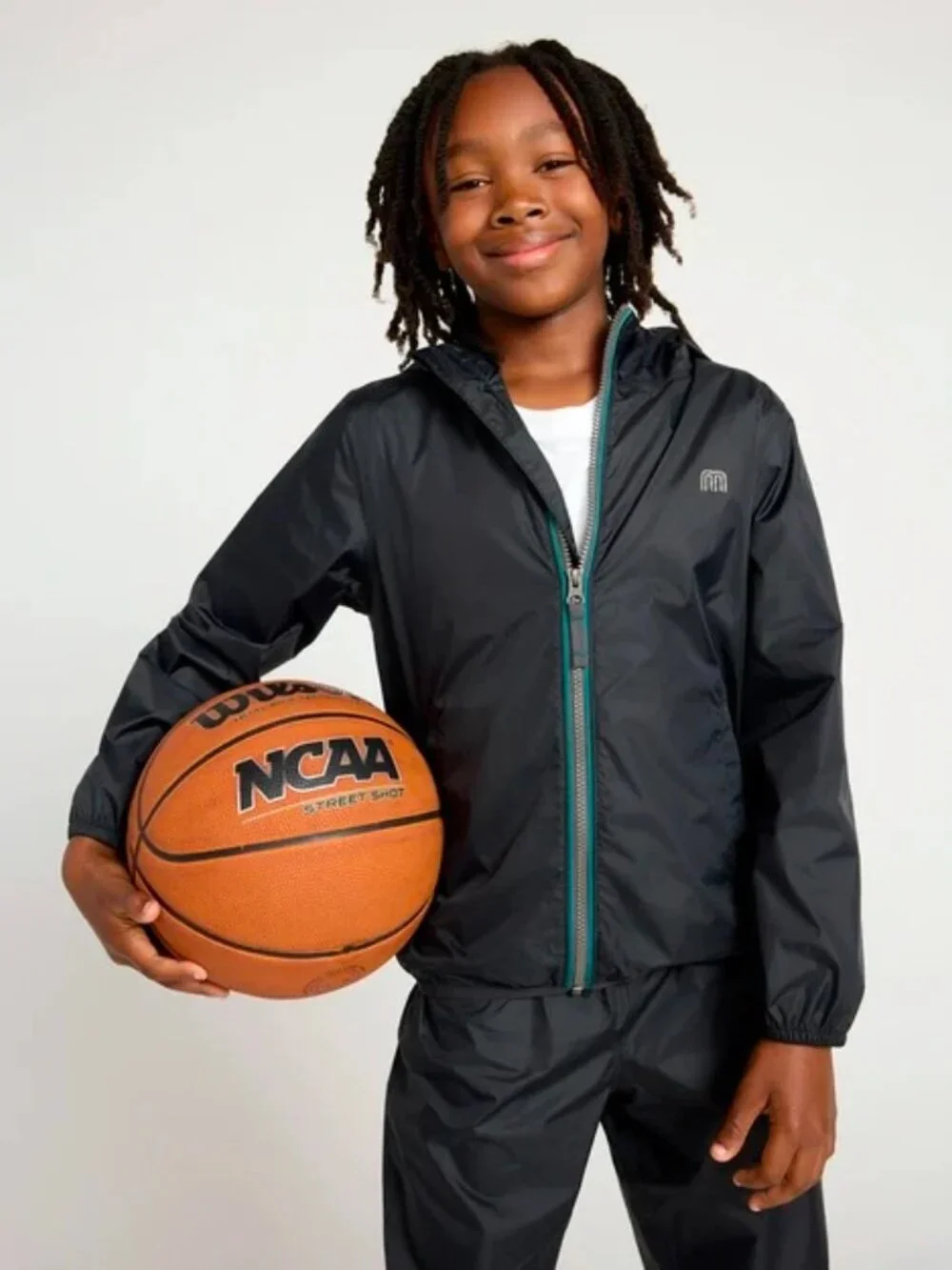 NWT Mondetta Youth Packable Splash Rain Jacket & Pant Set - M (10/12)